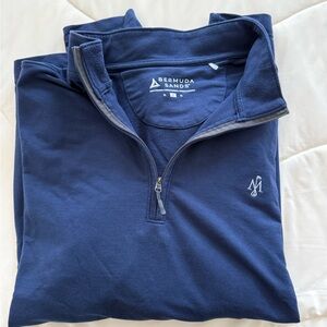 Navy Maple Chase Golf Pullover